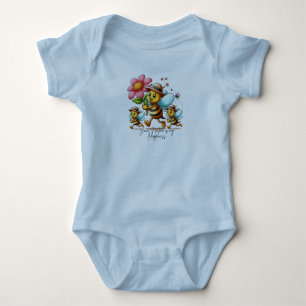 Obsequiring Flowers Baby Bodysuit