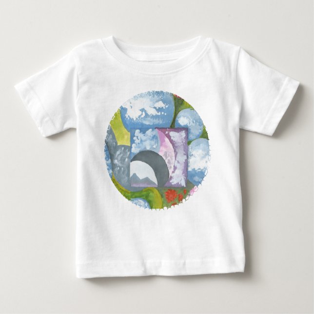 Observance Folk Art by AnyaC Baby T-Shirt (Front)