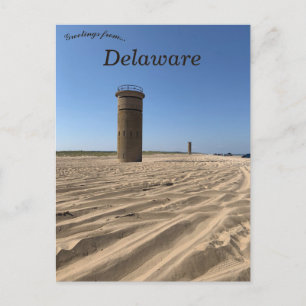 Observation Towers at Cape Henlopen Delaware  Postcard