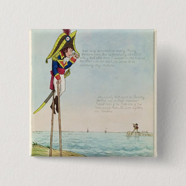 Observations Upon Stilts 15 Cm Square Badge (Front)