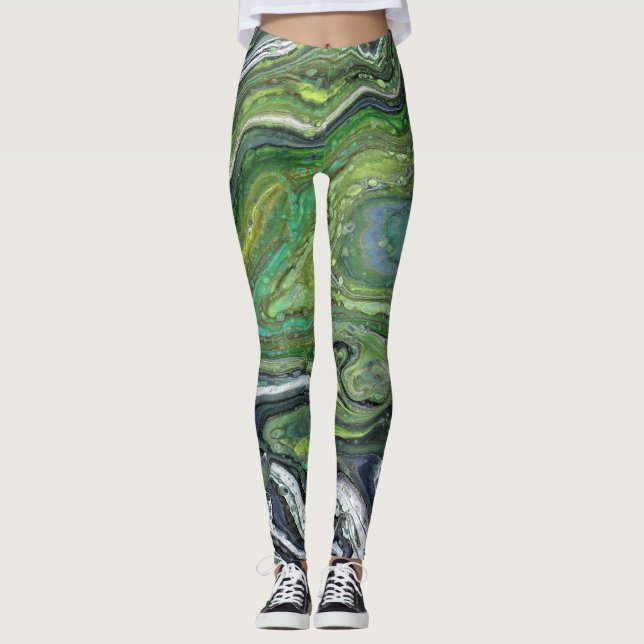 Obsession 1 Abstract Leggings (Front)