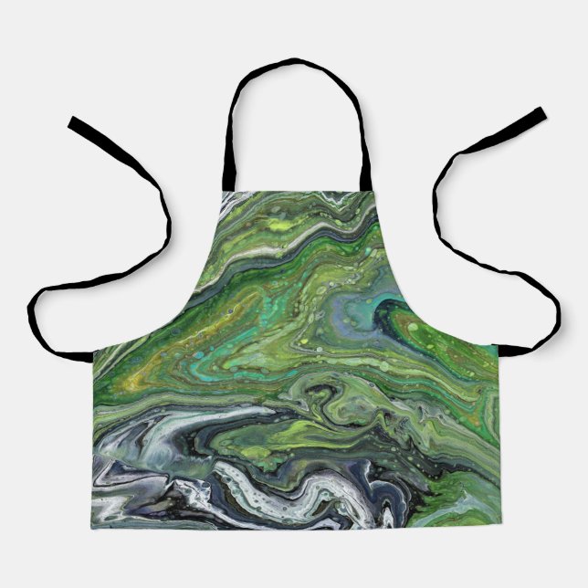 Obsession 1 Wild Green  Apron (Front)
