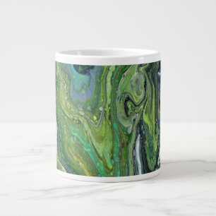 Obsession 3 Wild Green Abstract Mug