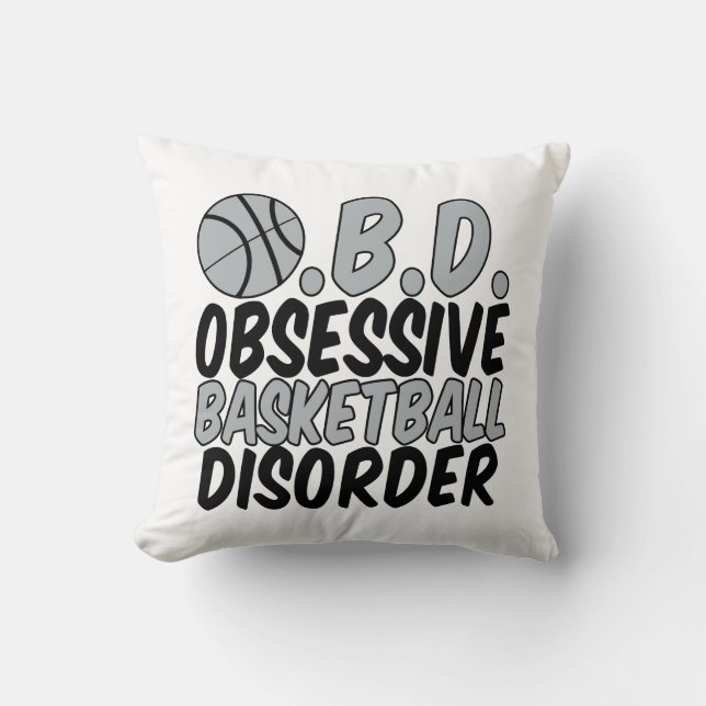 Obsessive Basketball Disorder Cushion (Front)
