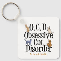 Obsessive Cat Disorder Cute Personalised Pet Owner