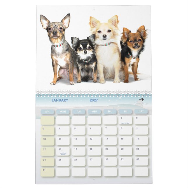 Obsessive Chihuahua Disorder 2012 Calendar (Jan 2027)