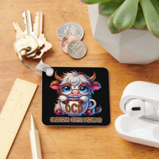 Obsessive Coffee Disorder Key Ring
