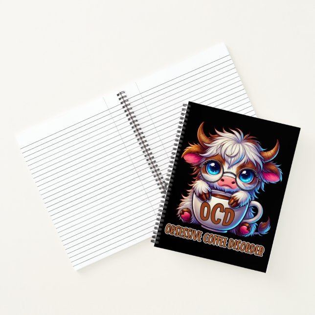 Obsessive Coffee Disorder  Notebook (Inside)