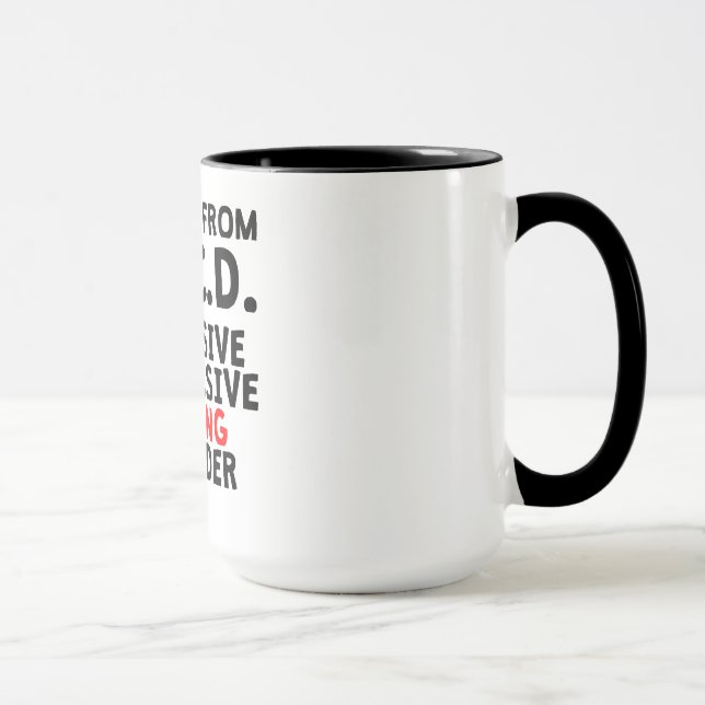 Obsessive Compulsive Cycling Disorder Mug (Right)