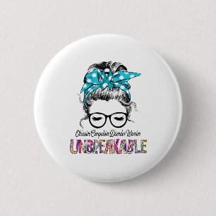 Obsessive Compulsive Disorder Awareness Ribbon 6 Cm Round Badge