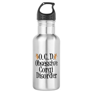 Obsessive Corgi Disorder 532 Ml Water Bottle