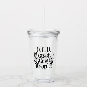 Obsessive Cup Disorder - leopard, pink & cow print