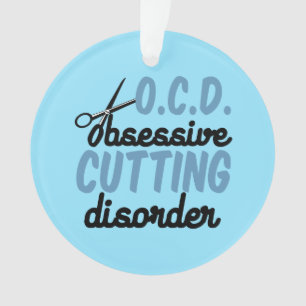Obsessive Cutting Disorder Ornament