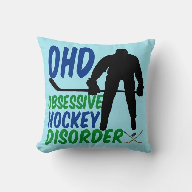 Obsessive Hockey Disorder Cushion (Front)