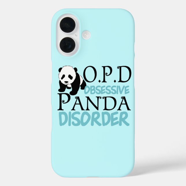 Obsessive Panda Disorder Case-Mate iPhone Case (Back)