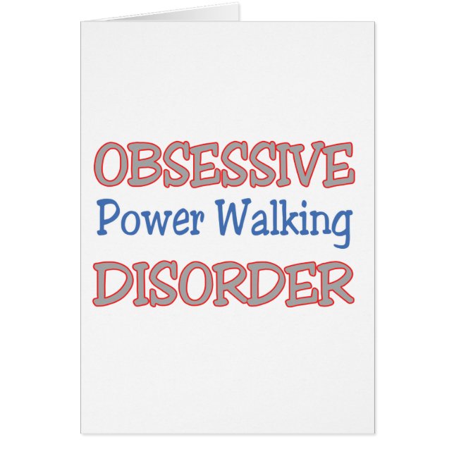 Obsessive Power Walking Disorder (Front)