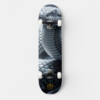 Obsidian Black and Diamond Viper Skateboard