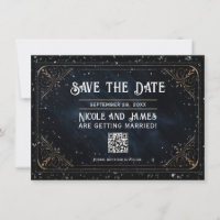 Obsidian Oracle Midnight Elegance Save the Date