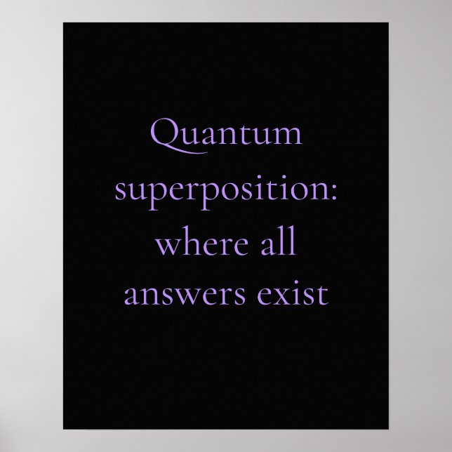 Obsidian Purple Quantum Graphic Poster (Front)