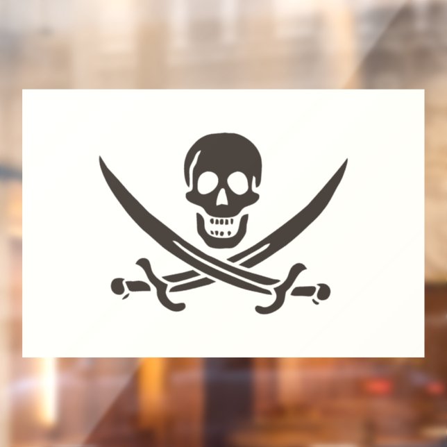 Obsidian Skull Swords Pirate flag of Calico Jack (Sheet 2)