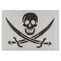 Obsidian Skull Swords Pirate flag of Calico Jack