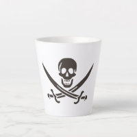 Obsidian Skull Swords Pirate flag of Calico Jack