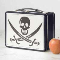 Obsidian Skull Swords Pirate flag of Calico Jack