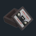 OBSOLETE: Gay Marriage 1st Christmas Jewellery Box<br><div class="desc">This beautiful matching gift box for our ornaments has been given a fresh look and fully customisation. Visit this link:</div>