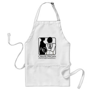 OBSTETRICIAN LOGO - WOMAN'S PERI AND POST NATAL DR STANDARD APRON