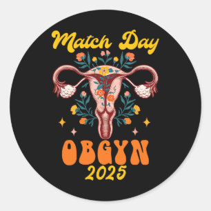 Obstetrics Gynaecology Graduation Match Day Obgyn  Classic Round Sticker
