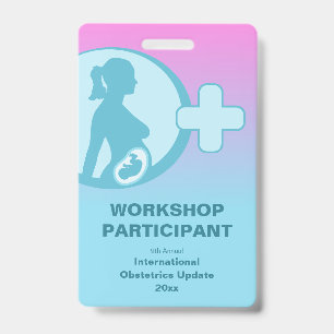 Obstetrics & Gynaecology Medical Conference  ID Badge