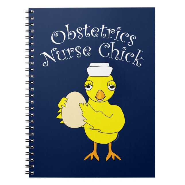 Obstetrics Nurse Chick Notebook (Front)