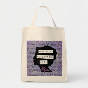 Obstinate Headstrong Girl Pride & Prejudice Tote Bag