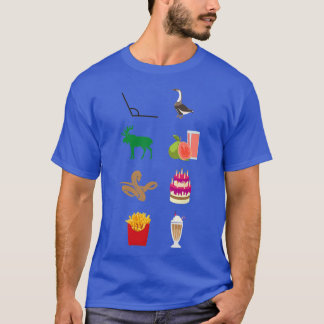 Obtuse rubber goose green moose guava juice Vertic T-Shirt