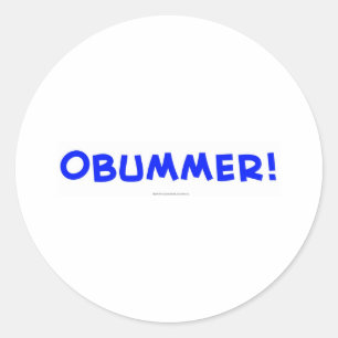 OBUMMER CLASSIC ROUND STICKER