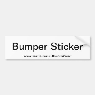 Obvious Bumper Sticker