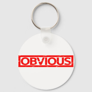 Obvious Stamp Key Ring