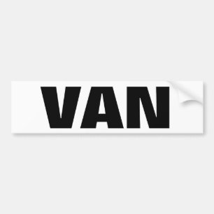 Obvious Van Bumper Sticker