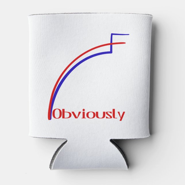 Obviously Can Cooler (Front)