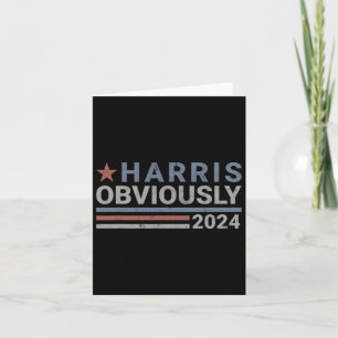 Obviously - Kamala 2024 Card