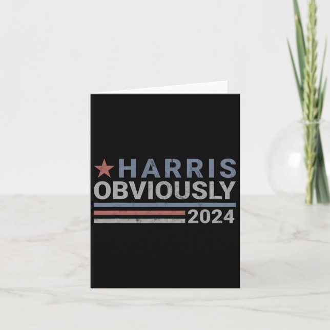 Obviously - Kamala 2024  Card (Front)