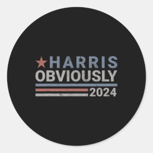 Obviously - Kamala 2024 Classic Round Sticker