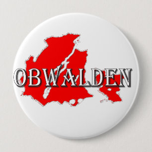 Obwalden 10 Cm Round Badge