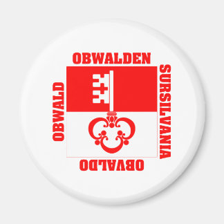 Obwalden Switzerland Canton Flag Magnet