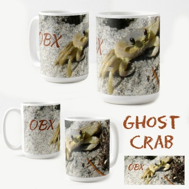 OBX Ghost Crab North Carolina Photographic Coffee Mug (Creator Uploaded)