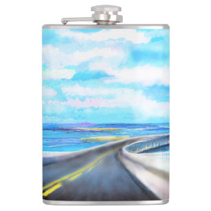 OBX Hwy 12 Hip Flask