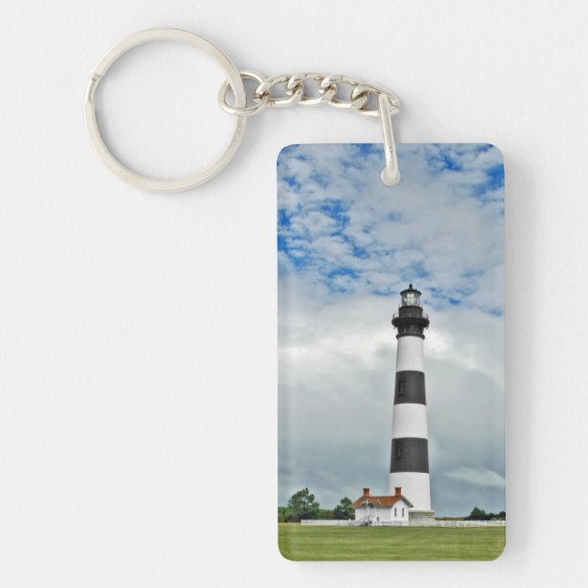 OBX Lighthouse Key Ring (Front)