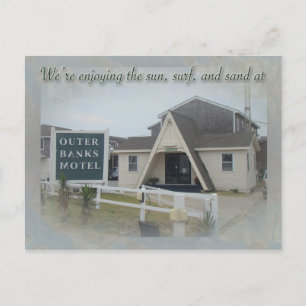 OBX Motel PC Postcard