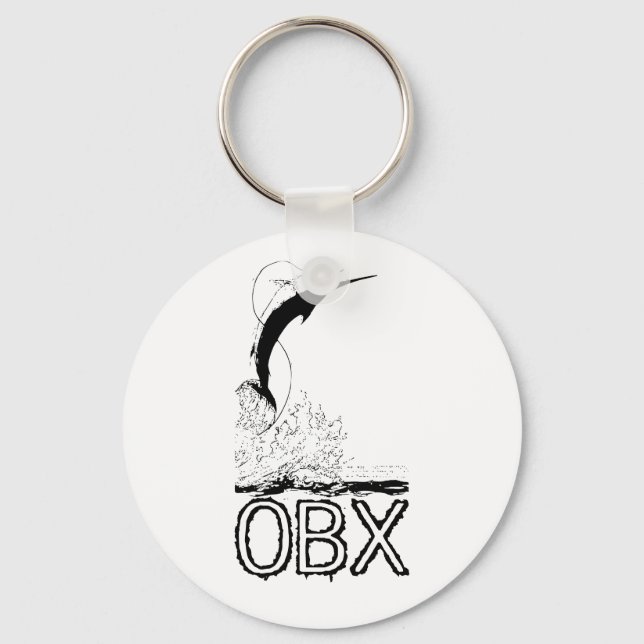 OBX Saltwater Sportfishing Key Ring (Front)
