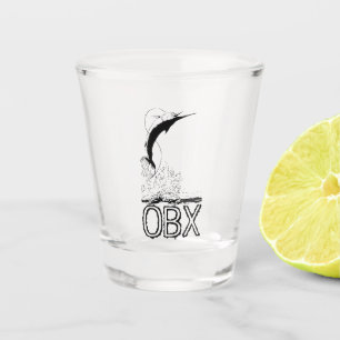 OBX Saltwater Sportfishing Shot Glass